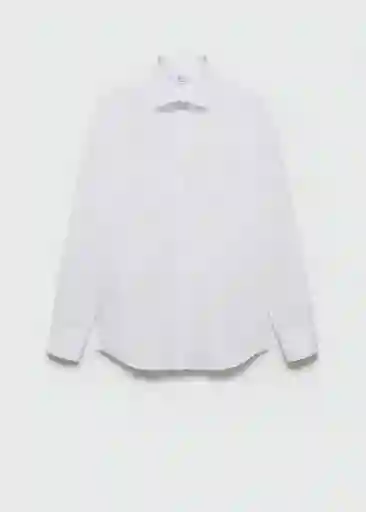 Camisa Emeritol Blanco Talla L Hombre Mango