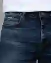 Jean Straight Hombre Azul Denim Medio T 30 51425 Rifle