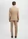 Blazer Americana Amalfi Beige Talla 56 Hombre Mango
