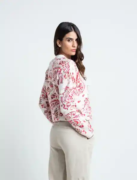 Blusa Tejido Mujer Crudo Puro Claro Talla S 489E066 Naf Naf