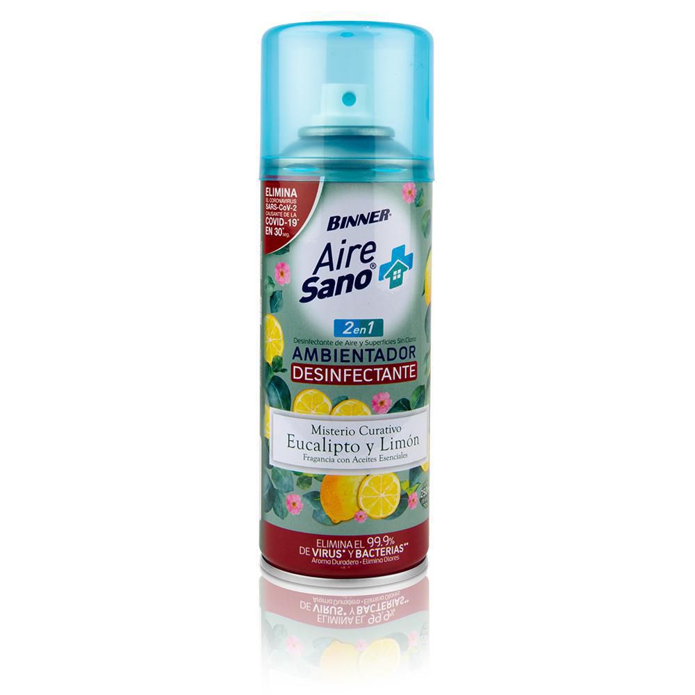 Binner Ambientador Desinfectante Sano Euc Lim 250 ml
