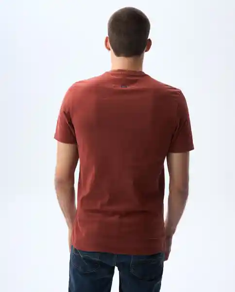 Camiseta Hombre Café Talla S 841G002_CAF191334 Americanino