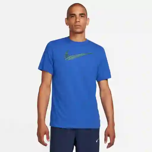 Nike Camiseta M Df Tee 2 Yr Swoosh Azul T.S Ref: FJ2464-480