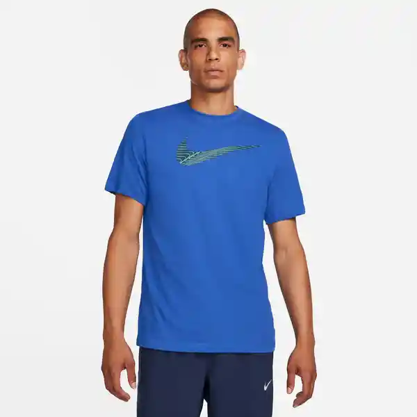 Nike Camiseta M Df Tee 2 Yr Swoosh Azul T.S Ref: FJ2464-480