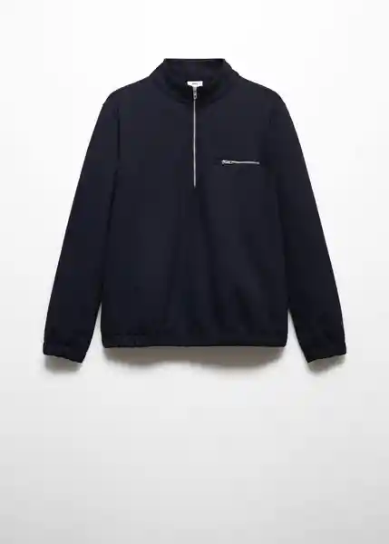 Buzo Sudadera Alludiaz Navy Talla XXL Hombre Mango