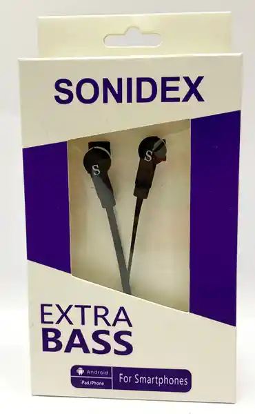 Sonidex Audífonos Extra Bajo Black