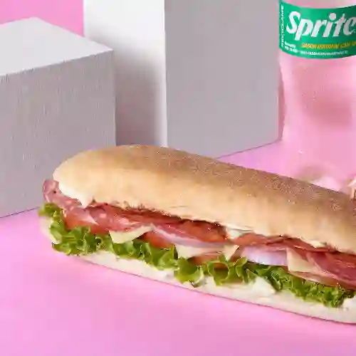 Sándwich de Salami & Pepperoni + Bebida