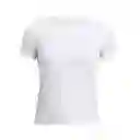 Under Armour Camiseta Streaker Blanco Para Mujer Talla SM