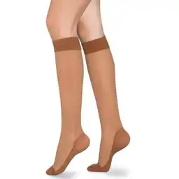 Medi Varic Media A La Rodilla Baja Compresion Beige M