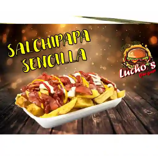 Salchipapa sencilla personal
