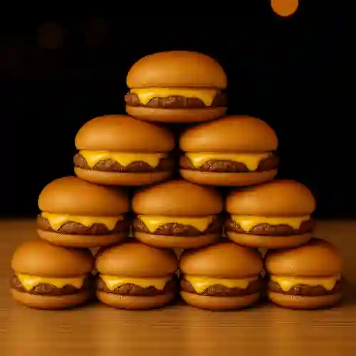 10 X Mini Burgers