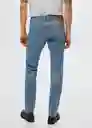 Pantalón Jean Jan Tejano Claro Talla 42 Hombre Mango