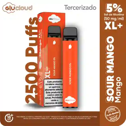 Glucloud Vape Sour Mango XL / 2500 Puff