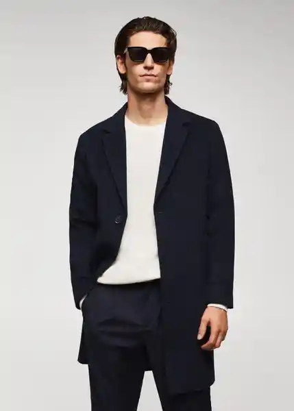 Abrigo Dalan Navy Talla XS Hombre Mango