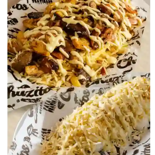 Salchipapa 4 Carnes +picadabollogratis