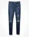 Jean Long Jegging Mujer Azul 0 American Eagle