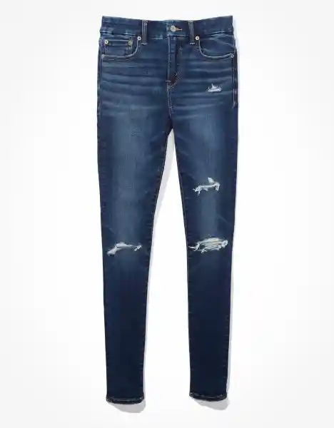 Jean Long Jegging Mujer Azul 0 American Eagle