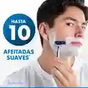 GILLETTE Prestobarba 3 Cuchilla de Afeitar Máquina de Afeitar Hombre Desechable Afeitado al Ras y Extra Suave 6 Uds