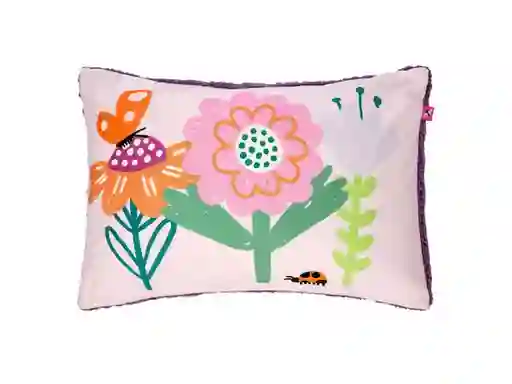 Almohadón Estampado Cordero Flores Casaideas