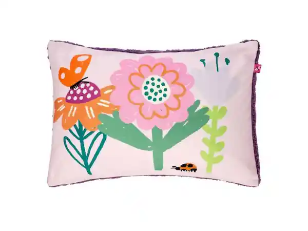 Almohadón Estampado Cordero Flores Casaideas