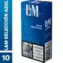 L&M Selección Azul x 10 Cigarrillos