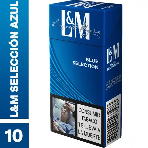 L&M Selección Azul x 10 Cigarrillos