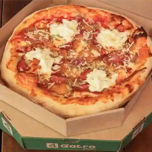 Pizza qatro (de la casa)