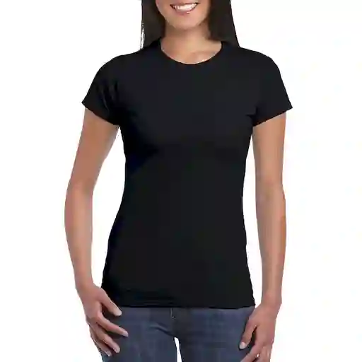 Gildan Camiseta Entallada Negro Talla XL Ref. 64000L