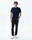 Camiseta Hombre Azul Talla XL 800G003_AZU194023 Americanino