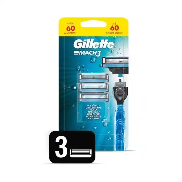 Gillette Repuesto Para Máquina Mach3