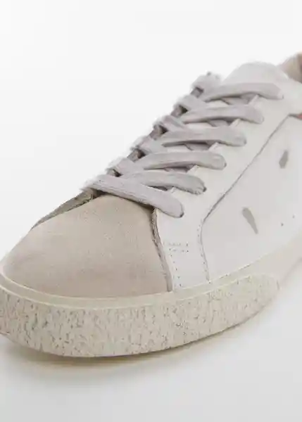 Zapatos Deportiva Vir Blanco Talla 40 Mujer Mango