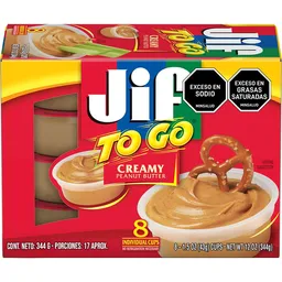 Jif Mantequilla de Maní to go Cremosa