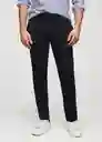 Pantalón Dublino Navy Talla 42 Hombre Mango