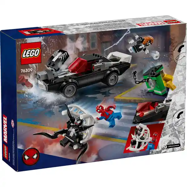 Set Construcción Spider-Man vs. Coche Brutal de Venom Lego