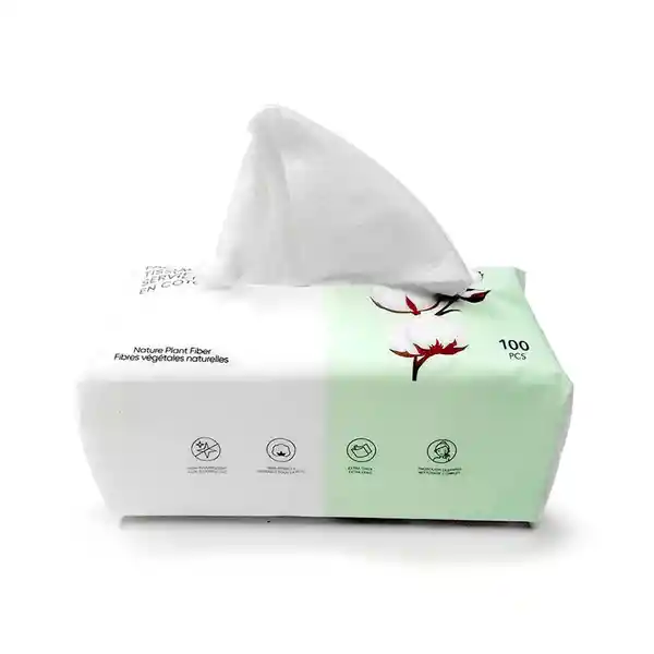 Miniso Paquete De Almohadillas De Algodón Suaves Nacarado 100 Pzas