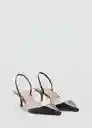 Zapatos Bisou Negro Talla 41 Mujer Mango