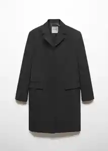 Abrigo Dragone Negro Talla S Mujer Mango