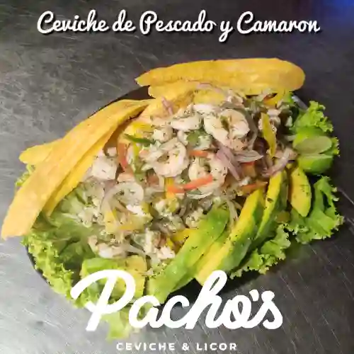 Ceviche de Pescado y Camarón