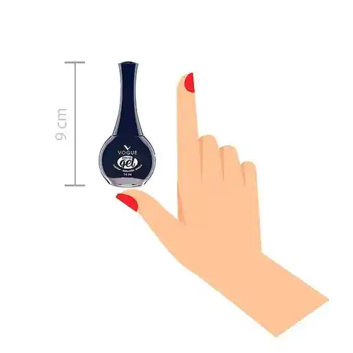 Vogue Esmalte Efecto Gel Impacto Negro