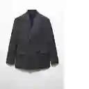 Blazer Americana Monaco Gris Talla 50 Hombre Mango