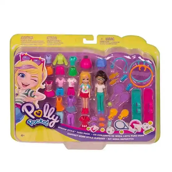 Polly Pocket Juguete Gran Surtido de Deportes Polly & Shani