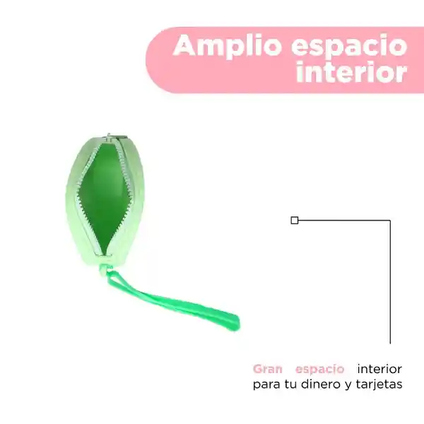 Monedero Redondo Serie Las Chicas Súper Poderosas Verde Miniso