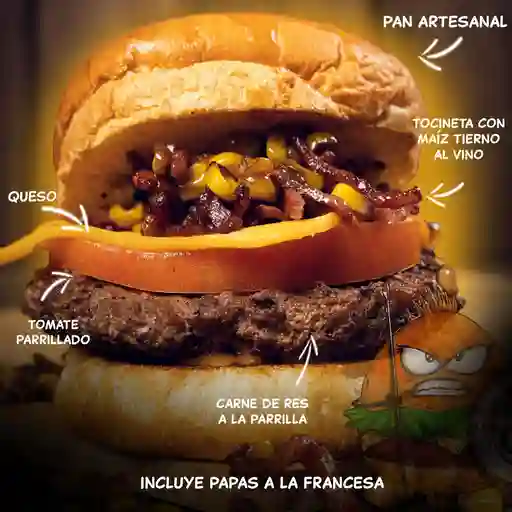 Hamburguesa guerrera