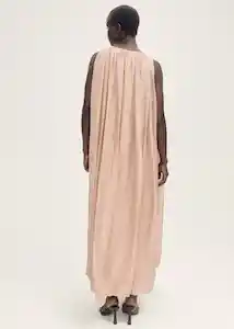 Vestido Ania Beige Talla XS Mujer Mango