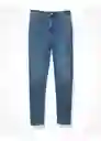Jean Mom Azul Talla 8 Regular Mujer American Eagle