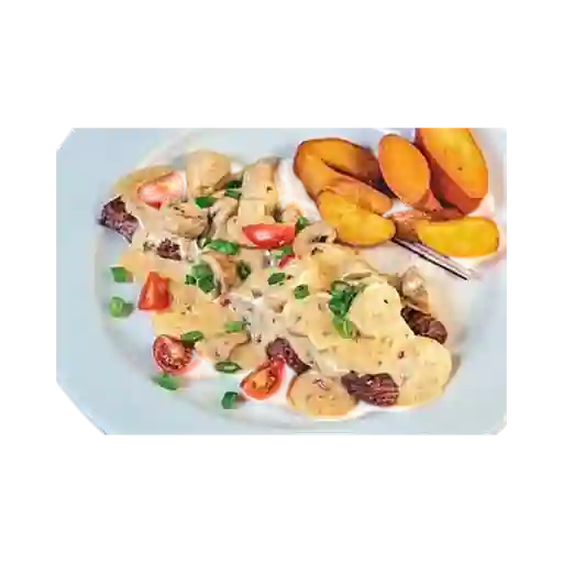 Lomo champiñón