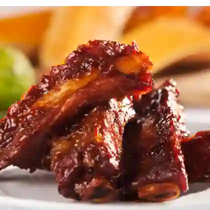 Costillitas en salsa bbq