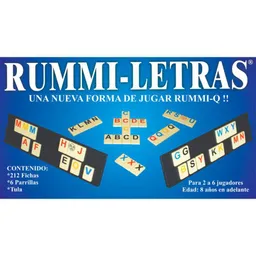 Rummi Juego de Mesa Letras Ref 6053