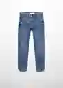 Jean Skinny Tejano Niños Medio Talla 13 Mango