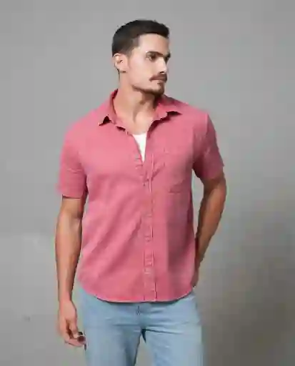 Camisa Hombre Rosa Talla XL 119G007_ROS181634 Rifle
